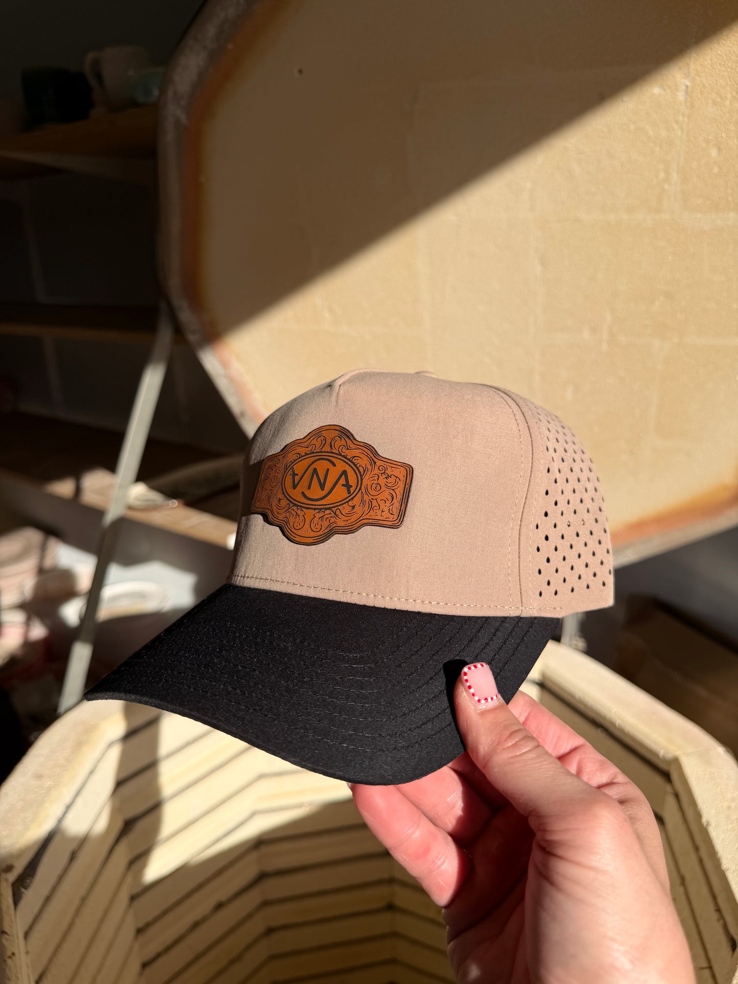 Tan VNA Western Hat