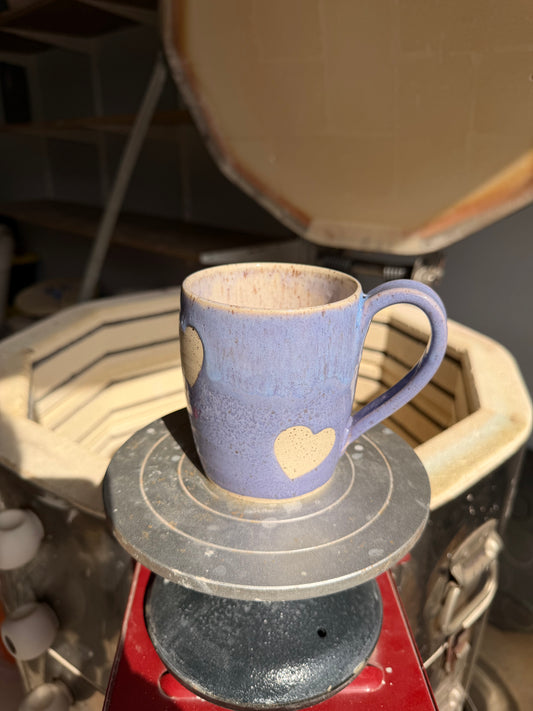 Lavender Love Heart Mug 10