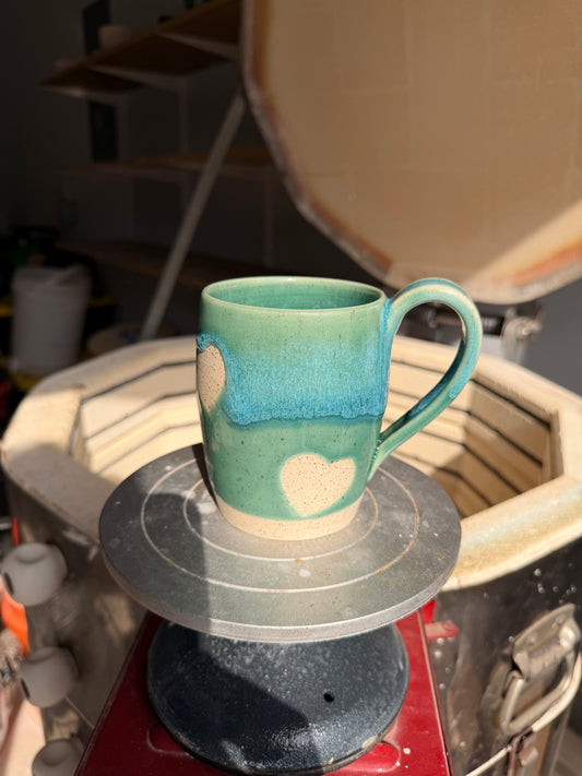 Ocean Love Heart Mug 4