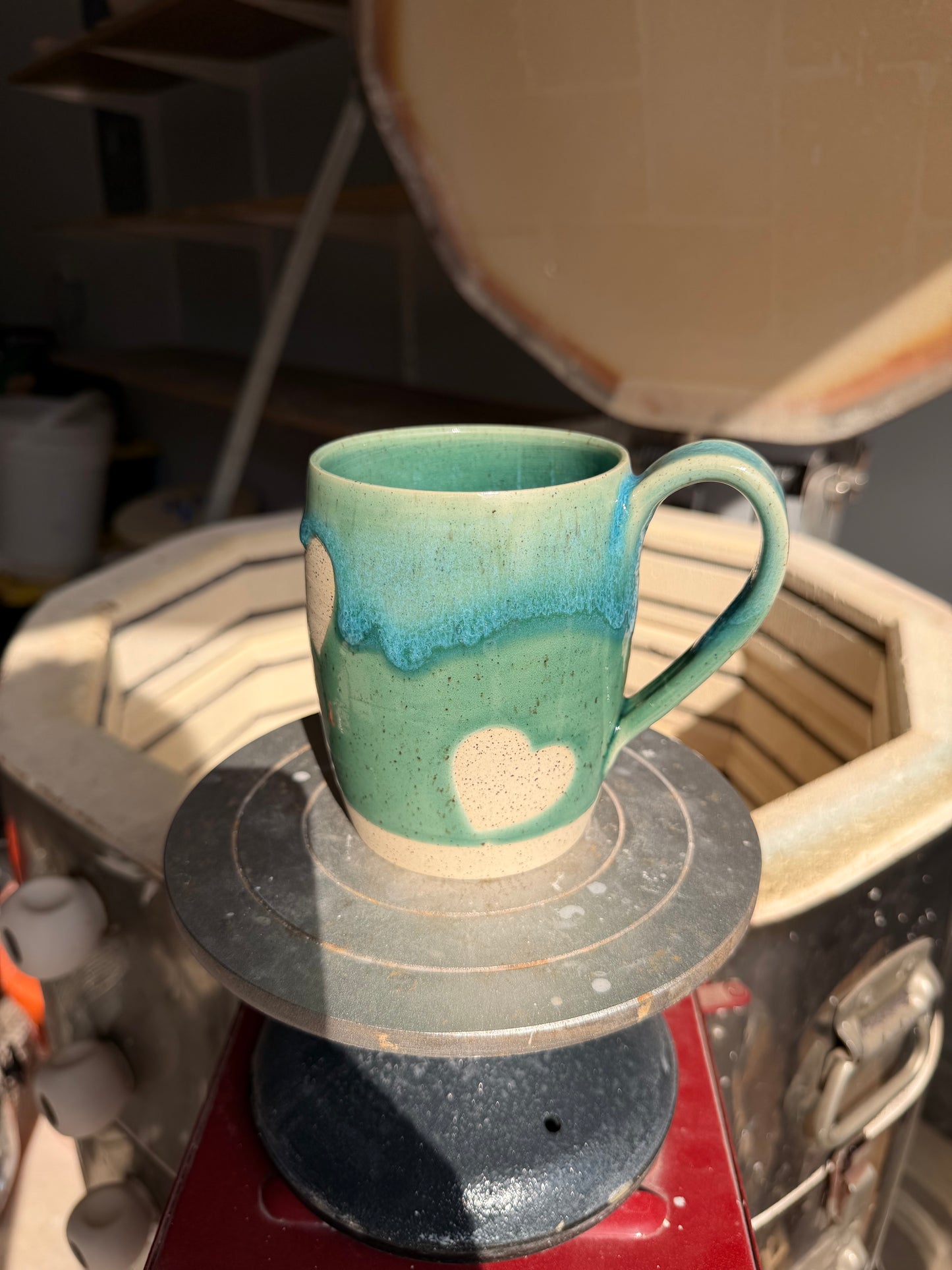 Ocean Love Heart Mug 1