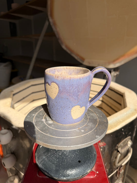 Lavender Love Heart Mug 5