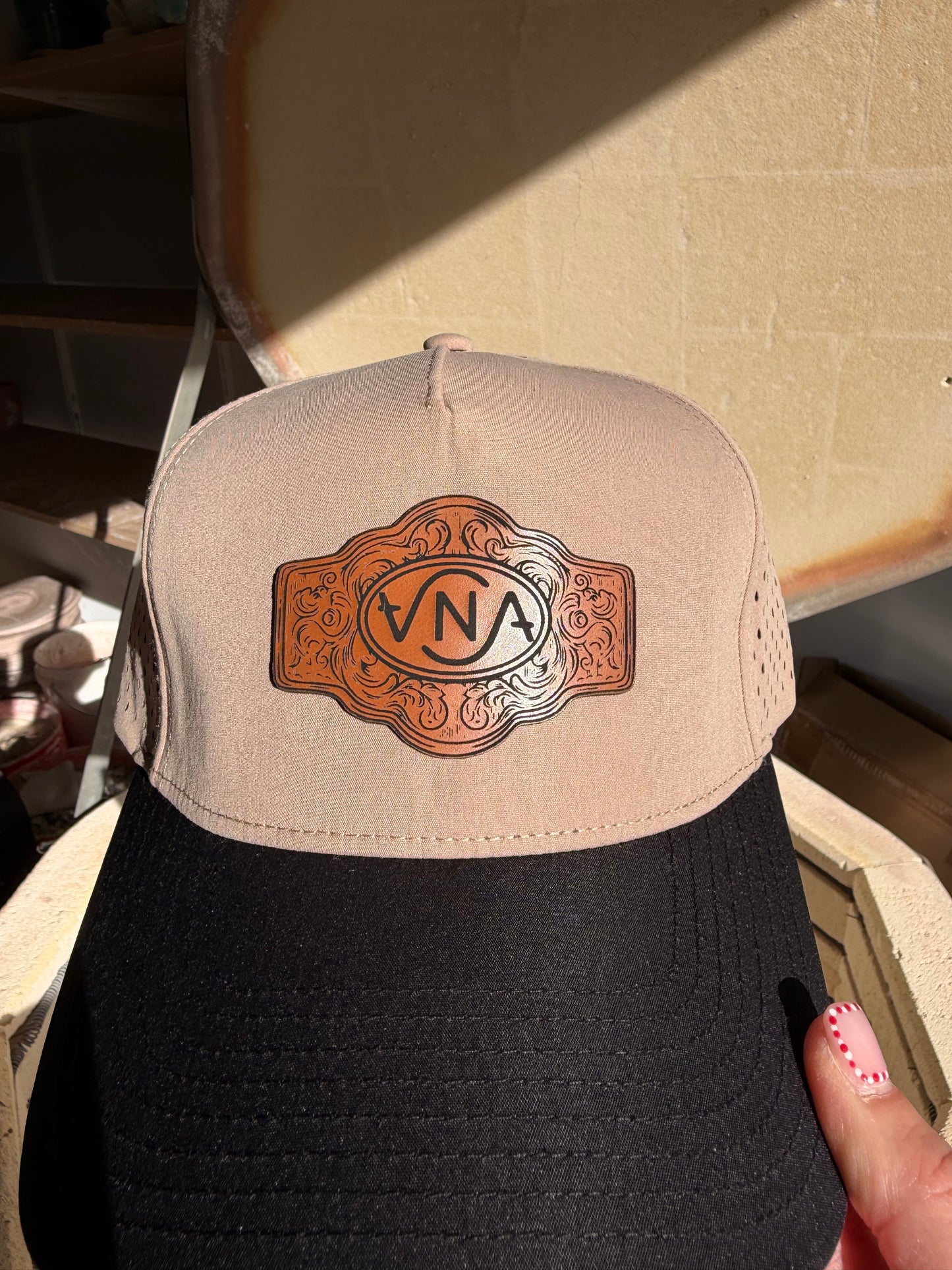 Tan VNA Western Hat
