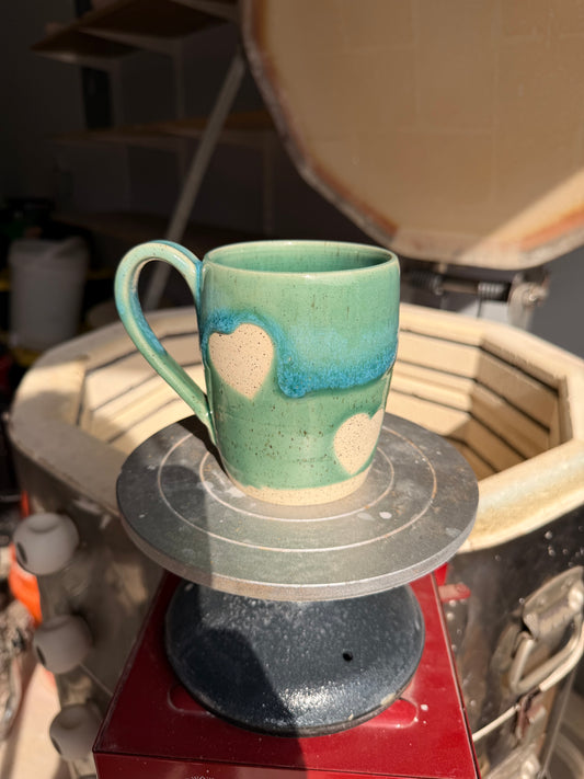 Ocean Love Heart Mug 3