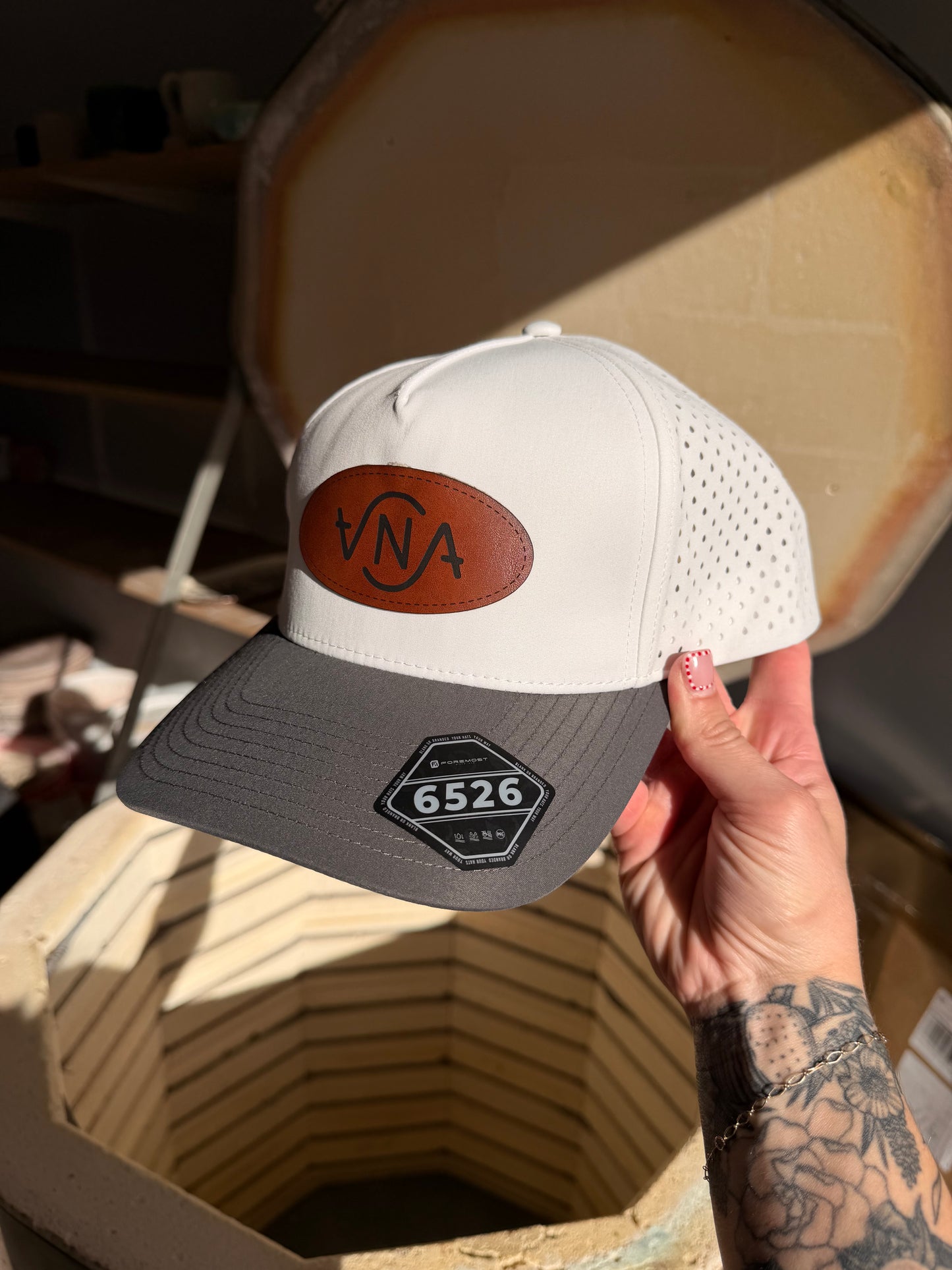 White VNA Hat