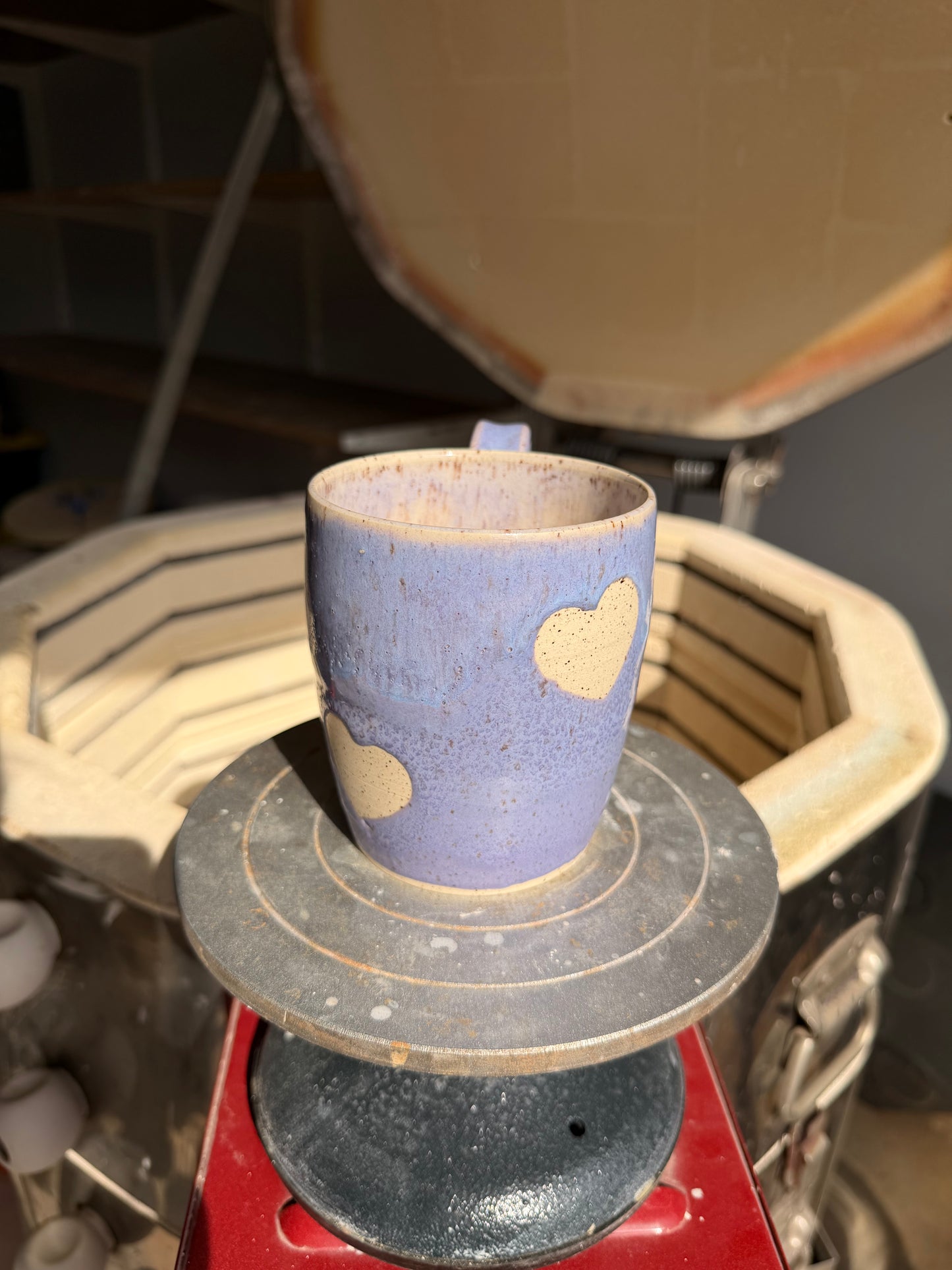 Lavender Love Heart Mug 10