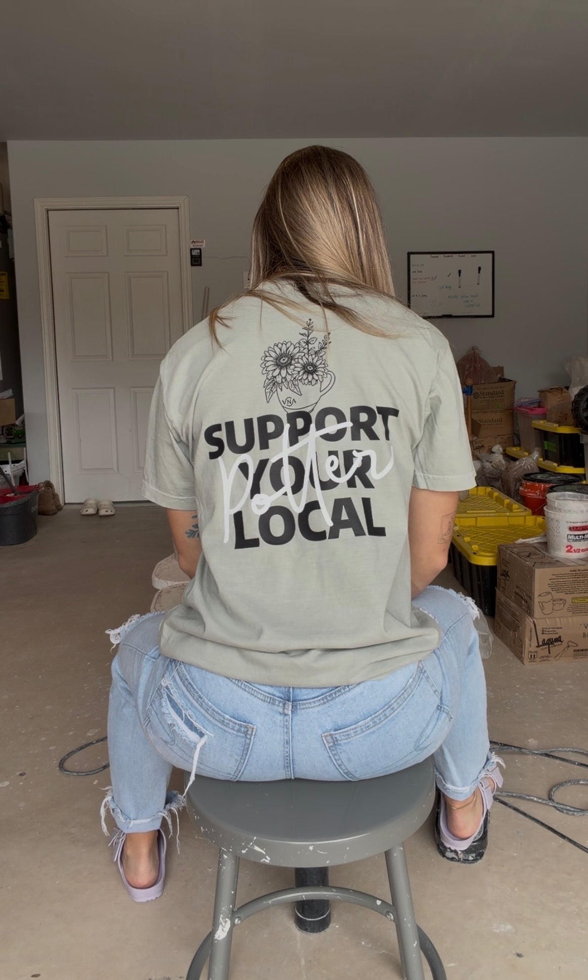 Support Your Local Potter- Tee