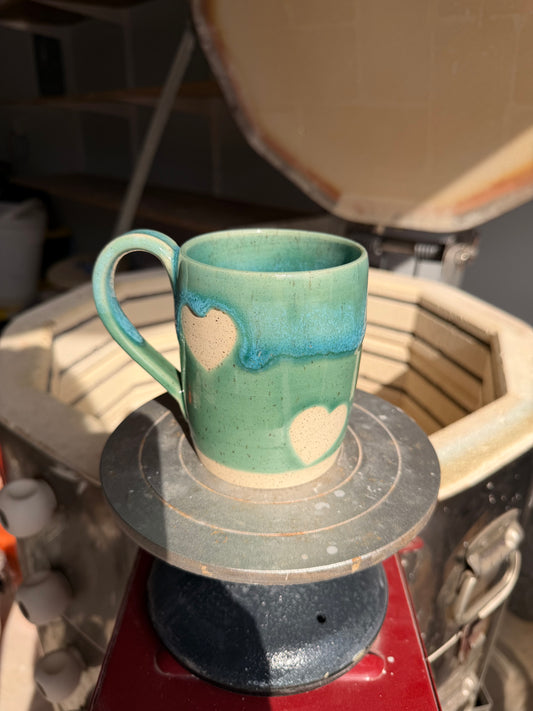 Ocean Love Heart Mug 2