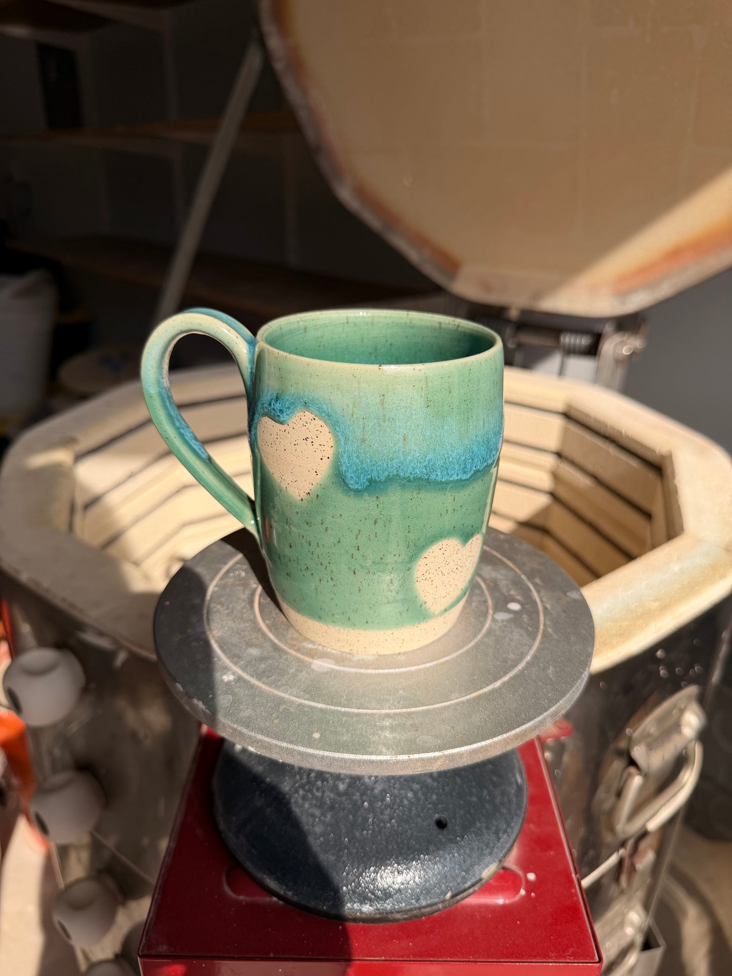 Ocean Love Heart Mug 1