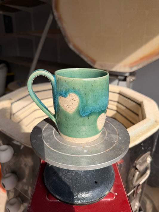 Ocean Love Heart Mug 10