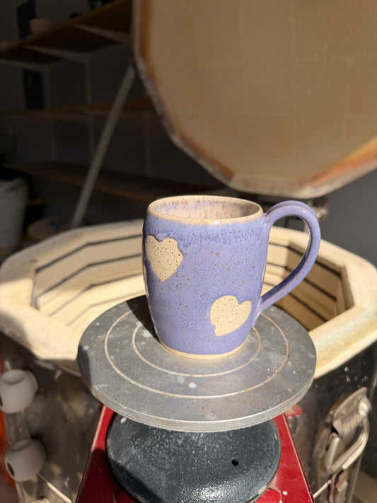 Lavender Love Heart Mug 7