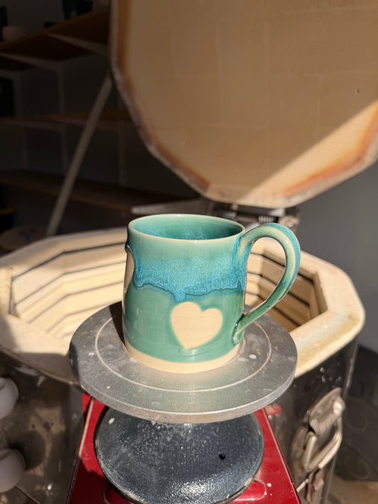 Ocean Love Heart Mug 11
